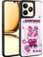 Realme C53 Kılıf Sevimli Hayvan Figürlü ve Parlak Cuutepets Premium Sert Silikon Kapak 1