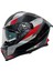 865 Tıtan Black Whıte Red Kask 1