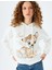 Bambi Lisanslı Baskılı Kapüşonlu Rahat Kalıp Sweatshirt 2