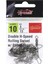 5037 Double Fırdöndülü Speed Klips 10'lu Paket Black Nikel 1