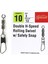5037 Double Fırdöndülü Speed Klips 10'lu Paket Black Nikel 2