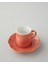 English Home Rolly New Bone China 4 Parça 2 Kişilik Kahve Fincan Takımı Terracotta 3