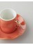 English Home Rolly New Bone China 4 Parça 2 Kişilik Kahve Fincan Takımı Terracotta 4