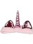 Unicorn Peluş Bandana Makyaj Saç Bandı Açık Pembe Pembe Boynuzlu 2