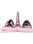 Unicorn Peluş Bandana Makyaj Saç Bandı Açık Pembe Pembe Boynuzlu 3