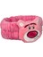 Lotso Bear Peluş Bandana Makyaj Spa Saç Bandı Fuşya 3