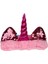 Unicorn Peluş Bandana Makyaj Saç Bandı Pembe Pembe Boynuzlu 1