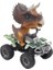 Tyrannosaurus Rex Çocuk Dinozor Oyuncak Hayvan Motosiklet Simülasyon Atalet Off-Road Araç Modeli Iki Parça (Yurt Dışından) 1