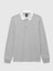 Erkek Gri Relaxed Rugby Polo Yaka T-Shirt 1