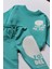 Yeni Sezon Erkek Çocuk Baskılı Pamuklu 3 Iplik Şardonsuz Sweatshirt ve Eşofman Alt-Üst Takım 4