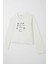 Kız Çocuk Uzun Kollu Tişört Kemer Boy Yazı Baskılı 9-14 Yaş, Ekru 3