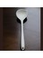 Silikon Çorba Kepçesi - 29,5 cm Krem Renkli Özel Seri 3