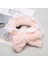 Fırfırlı Peluş Bandana Makyaj Spa Saç Bandı Krem 1