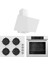 Verona Plus Beyaz Cam 3'lü Ankastre Set ( XE61CB-CS206-D078 ) 1