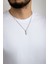 Minimal Stil 55 cm Çelik Erkek Kolye 3