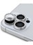 iPhone 16 Pro Uyumlu Guess Orjinal Lisanslı Rhinestone Taşlı Kamera Lens Koruyucu Gümüş 1