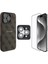 iPhone 16 Pro Max Guess Lisanslı 3in1 Aksesuar Seti Kılıf + Ekran ve Lens Koruyucu Kahverengi 1