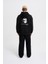 Kapüşonlu Godd And Evıl Baskı Oversize Erkek Sweatshirt 2