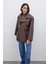 Oversize Deri Ceket - Kahve 5