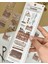 Yazarlık Atölyesi Malzemeleri Temalı 6 Yaprak Şeffaf Pet Sticker 1