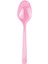 Plastik Şeffaf Mor Sup Kaşık - Tatlı Dondurma Kaşığı - 12.5 cm . - 50 Adetlik 5 Paket 2