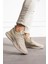 Bej Unisex Yıkanabilir Rahat Hava Alabilen Kokusuz Triko Spor Ayakkabı Sneaker 015 5