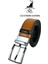 Rse Leather Goodshakiki Deri Çift Taraflı 3,5 cm Kemer - Taba/siyah 2