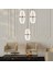 Loya 3'lü Yuvarlak 30 Watt Gold Krisatlli Modern Salon Oturma Odası Sarkıt LED Avize 1