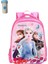 Disney Dondurulmuş Sırt Çantası Elsa Anna Snow Queen Sevimli Sırt Çantası Çocuk Okul Çantası (Yurt Dışından) 1