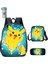 Pokemon Çocuklar Okul Sırt Çantası Saklama Çantası Kawaii Pikachu Çizgi Film Karakteri Öğrenci (Yurt Dışından) 1
