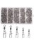 5191 Inox Kilitli Klips Seti Kutuda Size:mix-S 1