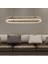 Canel Gold Sıralı 116 Watt Kristal Taşlı Modern Yemek Masası Üstü LED Sarkıt Avize 1