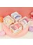 Vintage Washi Tape Bant Baskılı Yapışkanlı Maskeleme Kağıdı Desenli Bant 5 Li - Geometrik N2 4