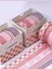 Vintage Washi Tape Bant Baskılı Yapışkanlı Maskeleme Kağıdı Desenli Bant 5 Li - Geometrik N3 2