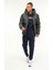 ml Nolank Coat SN23 3pr Antrasit Melanj Erkek Kısa Kaban 101813421 3