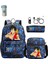 3 Adet/takım Japon Animesi Tek Parça Öğrenci Erkek Kız Okul Çantası USB Sırt Çantası (Yurt Dışından) 1