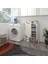 Kenzlife çamaşır makinesi dolabı sinem byz 180x066x30 banyo kiler 2