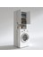 Kenzlife çamaşır makinesi dolabı sinem byz 180x066x30 banyo kiler 3