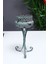 Antik Yeşil Metal Eskitme Ferforje Mumluk 28-20cm 2