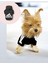 Black Adidog Kapşonlu Sweatshirt Köpek Kazağı 1