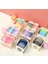 Vintage Washi Tape Bant Yapışkanlı Maskeleme Kağıdı Renkli Bant 5 Li - Mavi Tonları N3 2