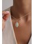 Heritage Mavi Firuze Oval Kilitli Charm Kolye Ucu 1