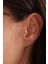 Taşlı Dallı Yaprak Tragus Küpe 1