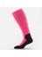 Wedze Yetişkin Kayak/Snowboard Çorabı - Siyah/Neon Pembe - Siyah - 100 3