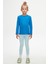 Saks Basic Unisex Çocuk Mevsimlik Sıfır Yaka Uzun Kollu Tişört 1