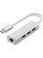 Notebook Macbook Için Type-C Ethernet 3 Port USB 3.0 Çevirici Hub Adaptör - FC823 1