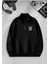 Kadın Beyaz One Peace Yarım Fermuarlı Dik Yaka Sweatshirt 2