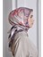 Bej Loryan Scarf Diamond Flor Eşarp 3