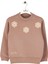 Çiçek İşlemeli Kız Çocuk Sweatshirt 1