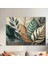 Büyük Yapraklar Kanvas Tablo - Modern Duvar Tablosu - Canvas Tablo - Duvar Dekorasyonu - Duvar Süsü 2